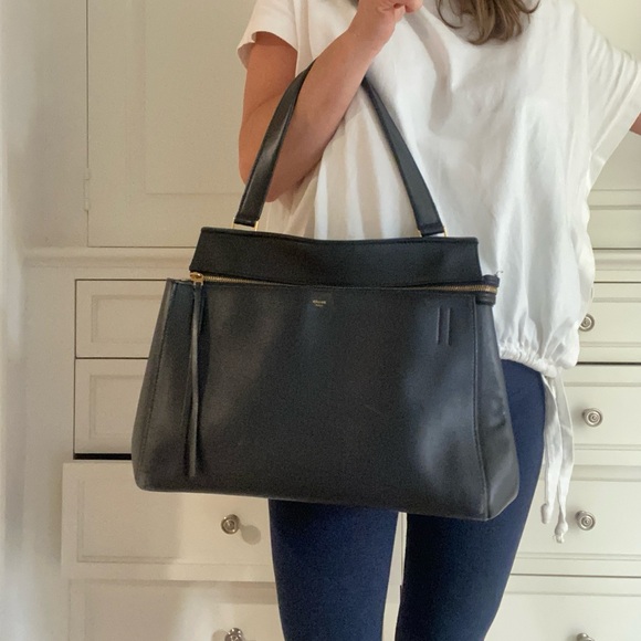 CELINE Navy and Black Tote - Picture 11 of 11